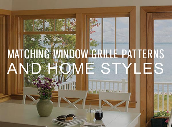 Matching Window Grille Patterns and Home Styles