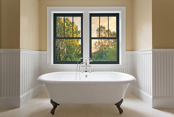 Double Hung Window for Bathroom Remodel